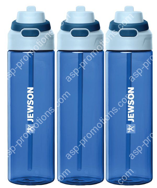 rPET Flip-Straw Single Wall Bottle - 830 ml